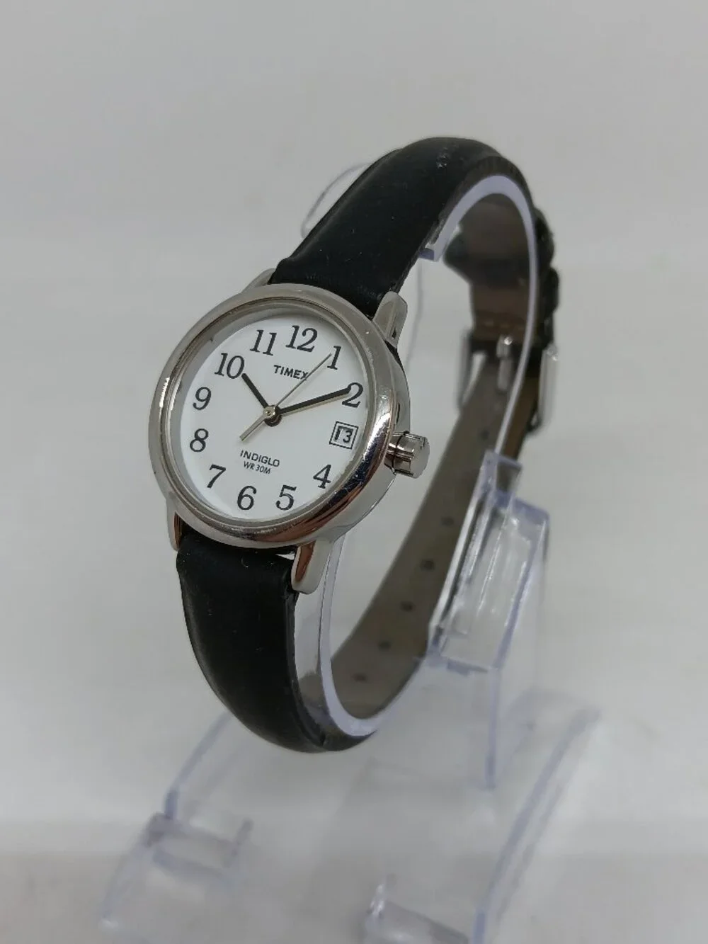 VINTAGE 1990 Timex Indiglo 69R Women's 25mm Japanese Quartz Watch *DATE FAULTY*